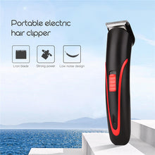 Load image into Gallery viewer, Portable Rechargeable Hair Clipper Electric Cordless Mini Hair Trimmer Pro Hair Cutting Machine Beard Trimer For Men Barber 4041