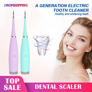 Electric Ultrasonic Sonic Dental Scaler Tooth Calculus Remover Cleaner Tooth Stains Tartar Tool Whiten Teeth  Tartar Remove