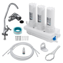 Load image into Gallery viewer, 3+2 Ultrafiltration Drinking Water Filter System Home Kitchen Water Purifier Filter With Faucet Tap Water Filter Cartridge Kits
