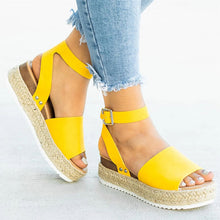 Load image into Gallery viewer, Women Sandals Plus Size Wedges Shoes For Women High Heels Sandals Summer Shoes 2019 Flip Flop Chaussures Femme Platform Sandals
