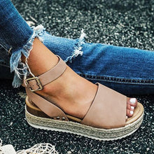 Load image into Gallery viewer, Women Sandals Plus Size Wedges Shoes For Women High Heels Sandals Summer Shoes 2019 Flip Flop Chaussures Femme Platform Sandals
