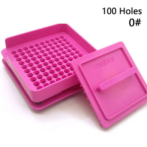 YTK 100 Holes Manual Capsule Filling Machine Manual Encapsulator Capsule Filling Board #000 #00 #0