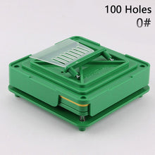 Load image into Gallery viewer, YTK 100 Holes Manual Capsule Filling Machine Manual Encapsulator Capsule Filling Board #000 #00 #0
