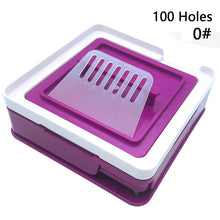 Load image into Gallery viewer, YTK 100 Holes Manual Capsule Filling Machine Manual Encapsulator Capsule Filling Board #000 #00 #0
